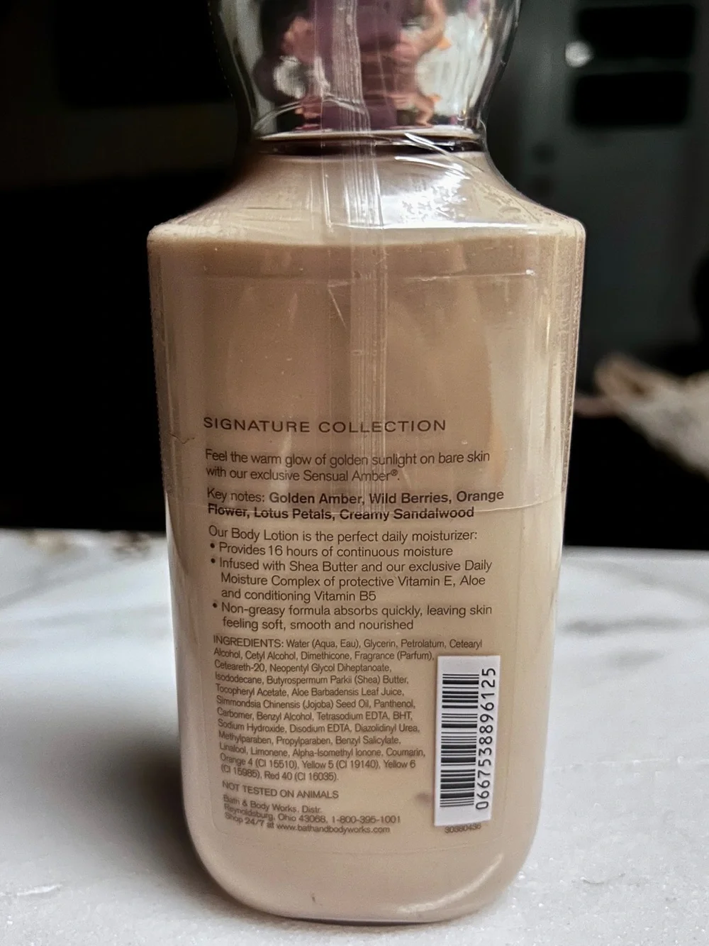 Bath & Body Works ~ Sensual Amber ~ 8 Oz. Lotion ~ New/ Sealed